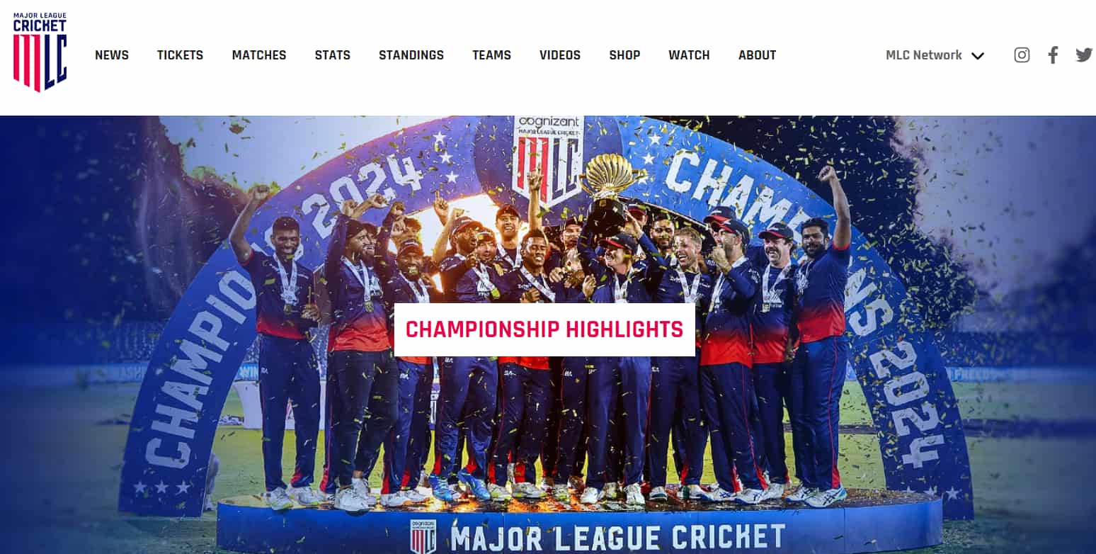 cricket betting sites major league cricket