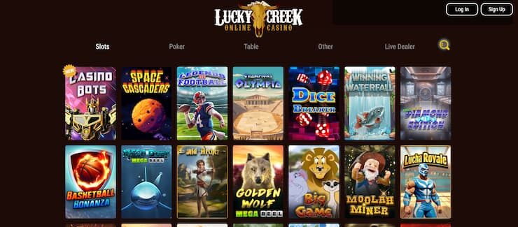 ohio online casinos Lucky Creek gaming library