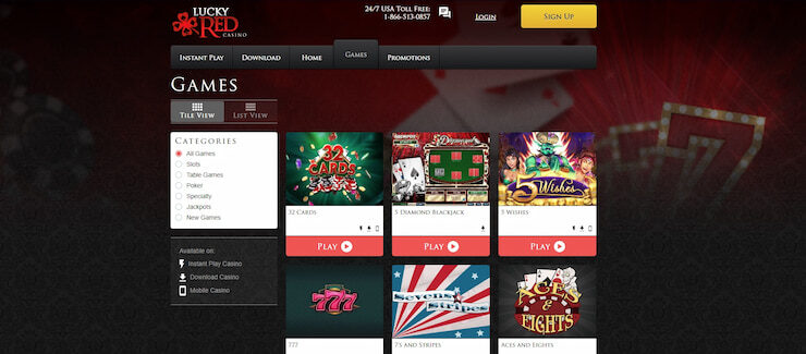 illinois online casinos lucky red casino games
