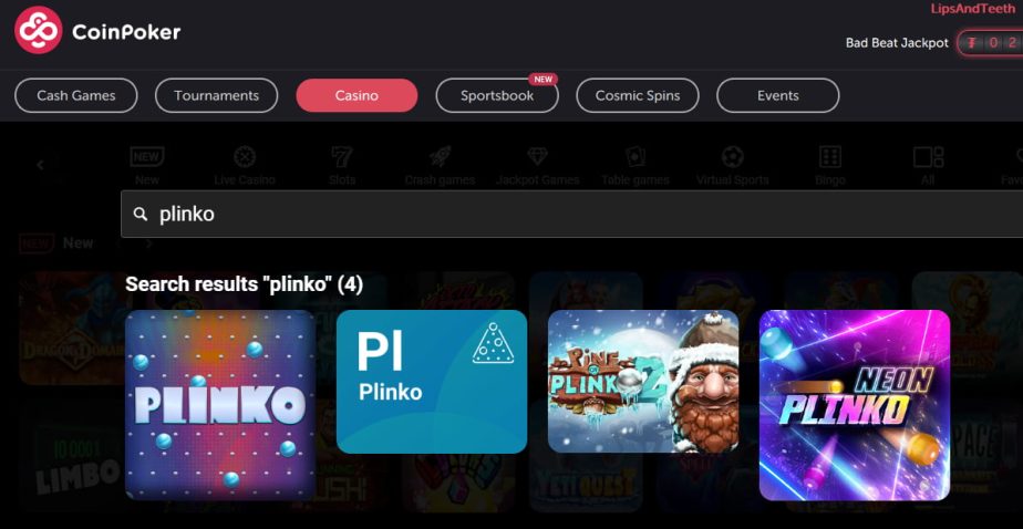 plinko casino recensie