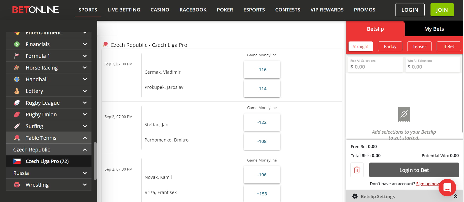 Best Table Tennis Betting Sites & Apps in the USA for 2026