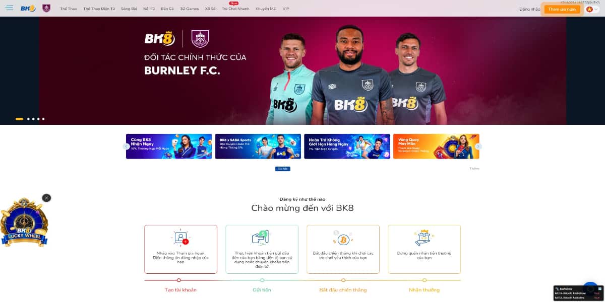 BK8 - Nhà cái bóng đá hợp pháp, hỗ trợ cá cược bằng tiền fiat và crypto