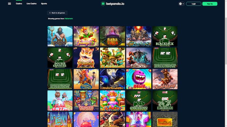 BetPanda - the best Habanero casino site