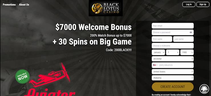 Black Lotus Gambling Site