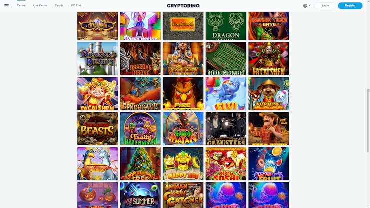 Cryptorino - one of the most trusted Habanero online casinos