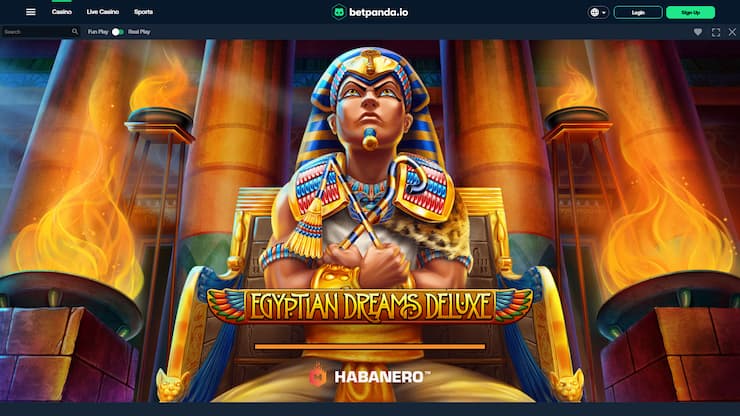 Egyptian Dreams Deluxe slot from Habanero