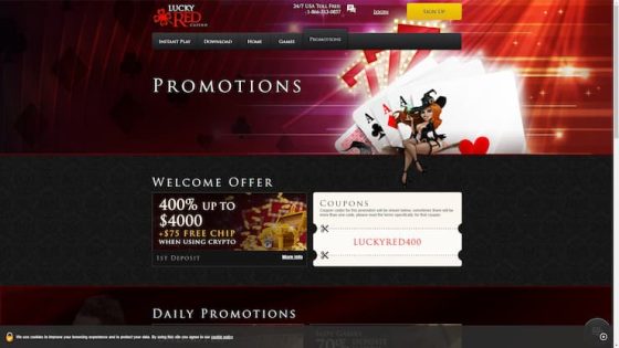 Lucky Red Casino Bonus Code, Promo Offers, and Review 2026