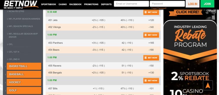 BetNow - trusted site for sports betting in Nevada