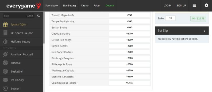 Everygame - one of the most trusted Maine sportsbooks