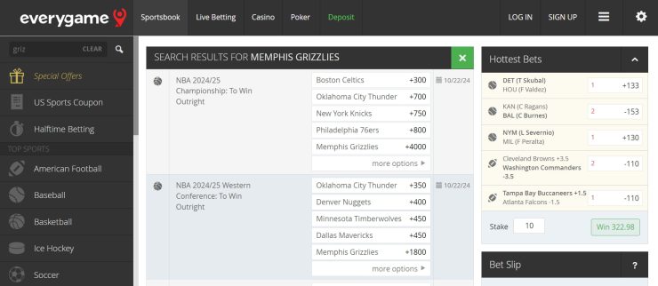 Everygame - top rated Nevada sportsbook