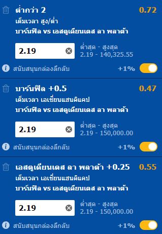 วางเงินเดิมพัน