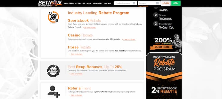 BetNow - one of the best sites for sports betting in Mississippi