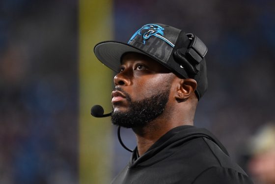 Carolina Panthers offensive coordinator Thomas Brown.