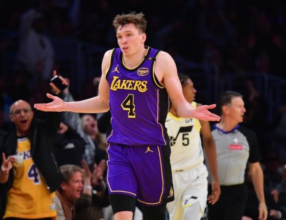 Lakers Dalton Knecht Praised By LeBron James After Tying NBA Rookie Record With 9 3-Pointers