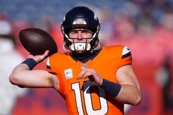 Denver Broncos quarterback Bo Nix.