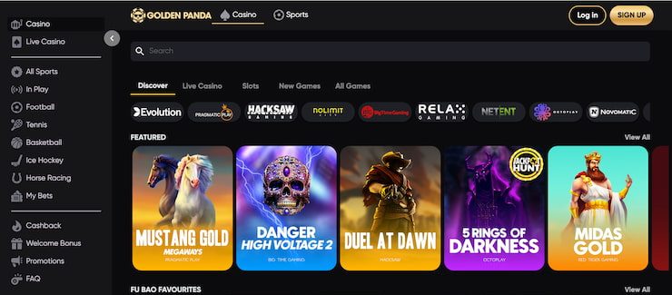 Golden Panda - trusted Saudi Arabia gambling site