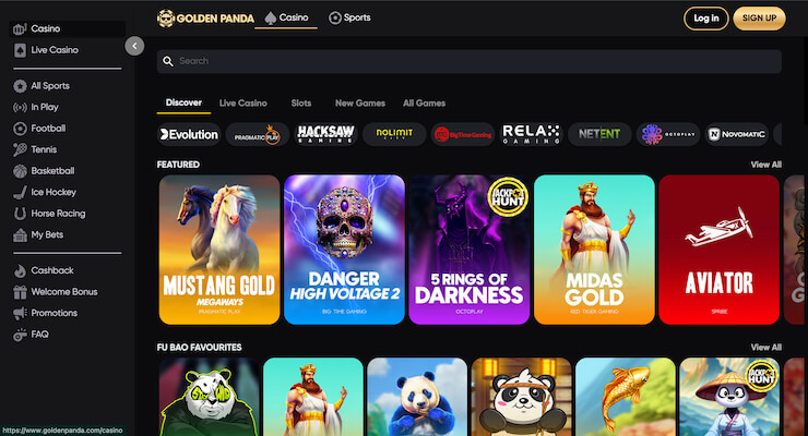 Golden Panda - top rated safe online casino