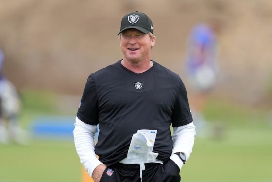 Jon Gruden Signs Multi-Year Deal With Barstool Sports.
