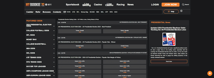 MyBookie - one of the best Nevada online sportsbooks
