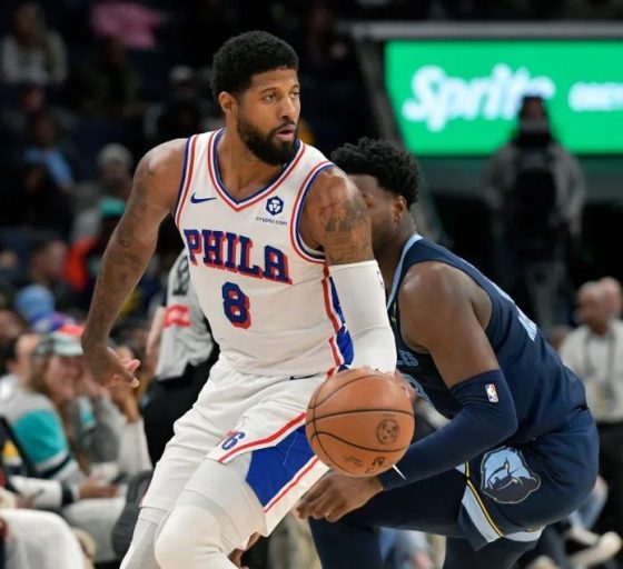 Philadelphia 76ers Star Paul George Suffers Hyperextended Left Knee