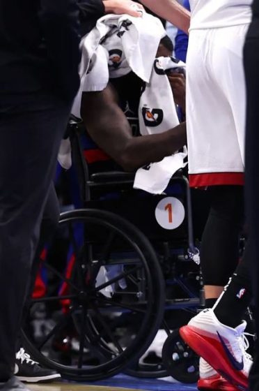 Pistons’ Tim Hardaway Jr. Exits Game in Wheelchair After Taking Blows to Head