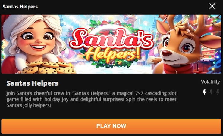Wild Casino bonus codes - Wild casino new slots - santa's helpers