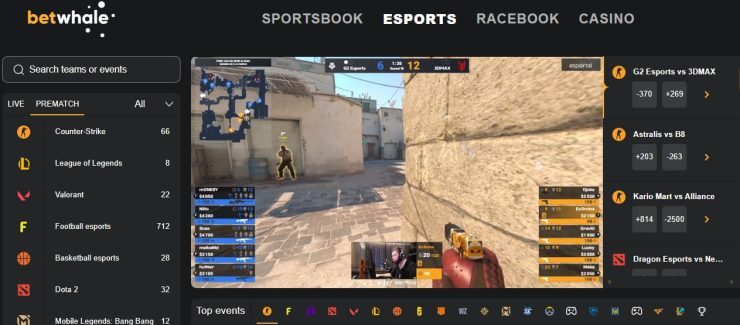 offshore sportsbooks betwhale esports betting