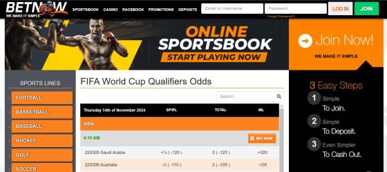 BetNow - top rated Costa Rica sportsbook