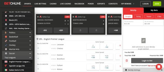 BetOnline - the best Costa Rica sports betting site
