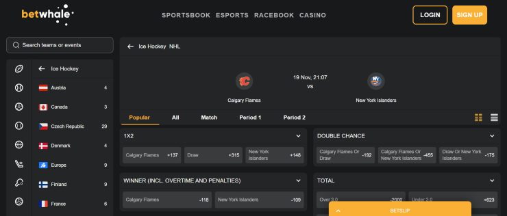 BetWhale - top rated Arizona sportsbook