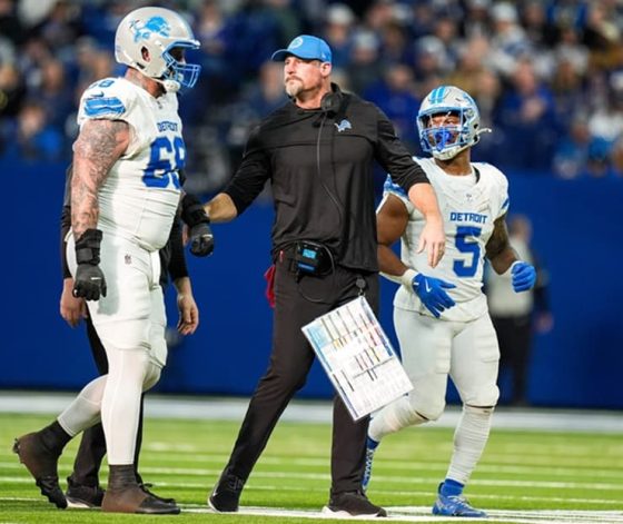 NFL Coach Of The Year Odds: Sportsbook Favors Detroit Lions Coach Dan Campbell Earning Award; Frank Ragnow Wants To Be Pleasant Thanksgiving Host