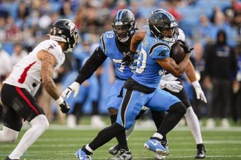 nfl panthers ikcky hubbard running (1)