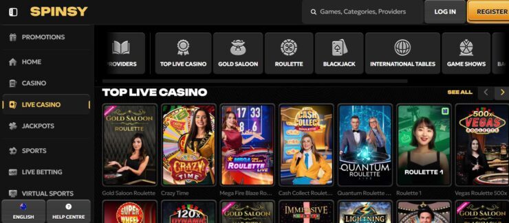 Spinsy - best casino not on BetStop
