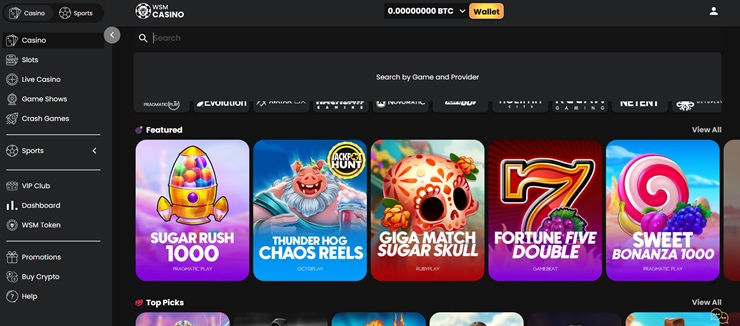 wsm casino user experience