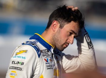 Chase Elliott at track
