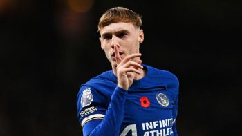 Chelsea Star Cole Palmer Celebrating