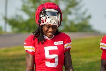 Kansas City Chiefs wide receiver Marquise “Hollywood” Brown.