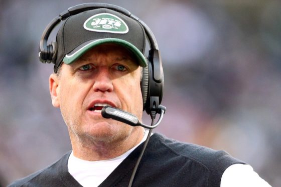 New York Jets head coach Rex Ryan.