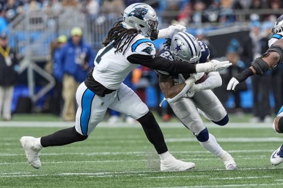 Panthers Notebook: Rebuilding Defensive Line Continues Struggles Against Run Game