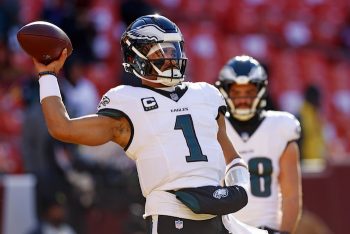 Philadelphia Eagles quarterback Jalen Hurts.