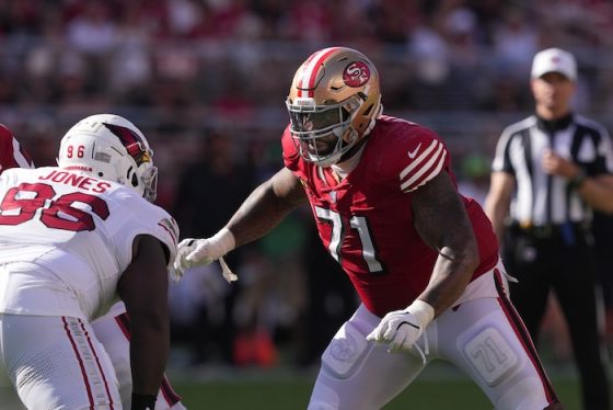 San Francisco 49ers offensive tackle Trent Williams.