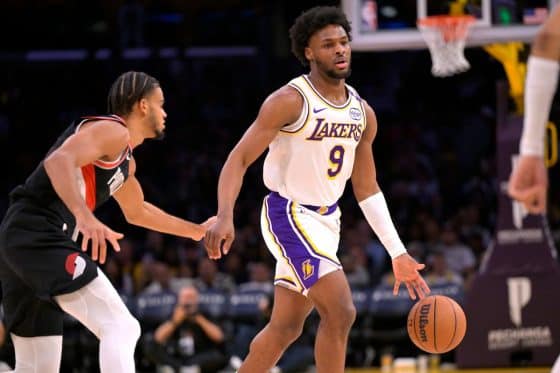 Lakers’ Bronny James Goes Off For 30 Points In G League Road Debut