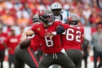 nfl bucs panthers baker mayfield throws tds and more (1)