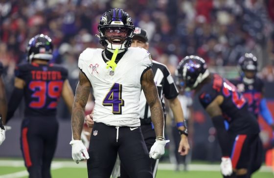 Baltimore Ravens wide receiver Zay Flowers.