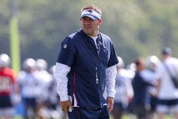 New England Patriots offensive coordinator Josh McDaniels.