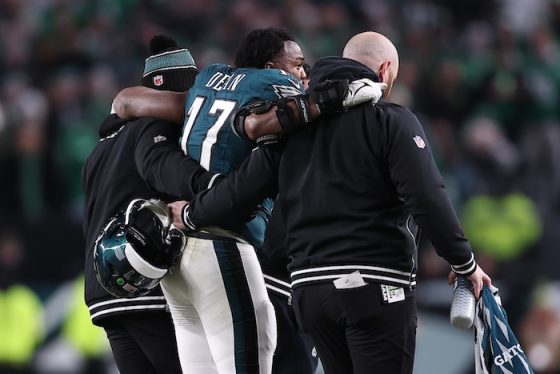 Philadelphia Eagles linebacker Nakobe Dean