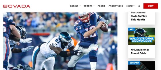 Bovada - one of the most trusted online sportsbooks in Massachusetts