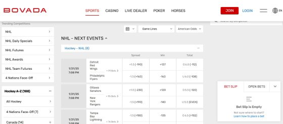 Bovada - one of the best sportsbooks in New Hampshire