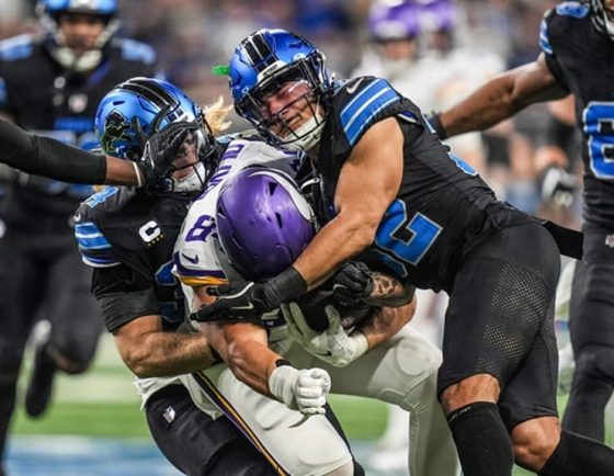 NFL Fans React To Record-Setting Jahmyr Gibbs, Detroit Lions Tackling Minnesota Vikings, Defending NFC North Title