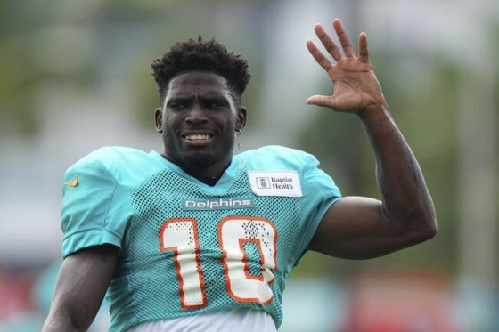 Tyreek Hill Misses Dolphins Practice, Works At Clothing Store Instead
